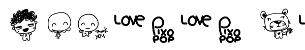 Pixopop Roughcut font preview